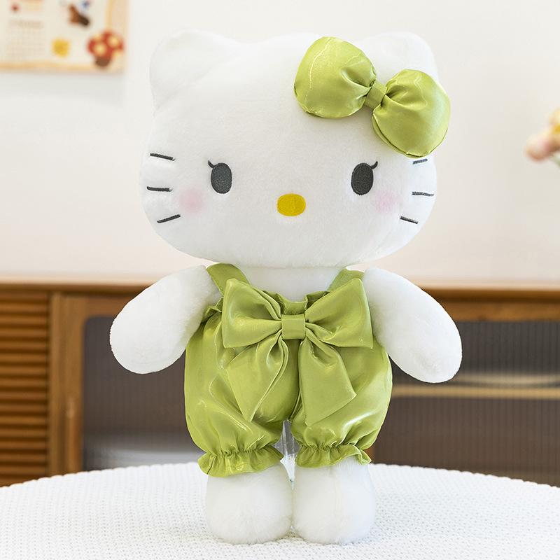 Hello Kitty Cross-Back Overalls Plush Doll Gift