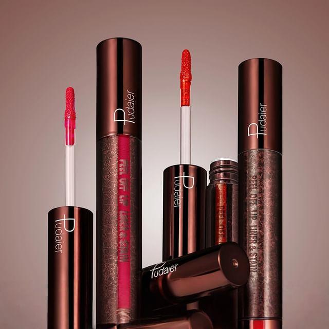

Pudaier - Metallic Long-Lasting Peel-Off Lip Tint - 5 Colors 05# Theory - 3g