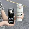 Portable Thermos Cup Cartoon Leak-proof Durable Interesting Design Keep Drinks Hot And Cold Children's Straw Thermos Thermos Cup