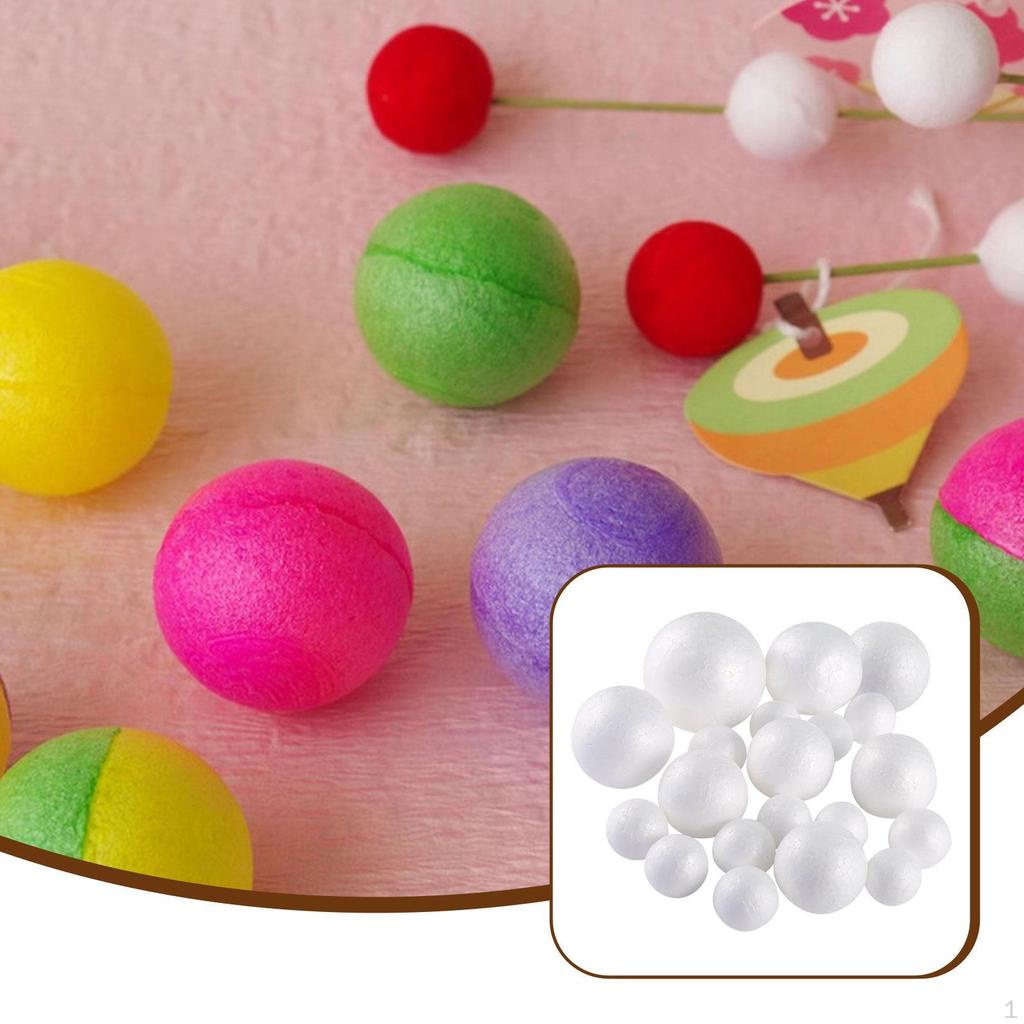 Craft Foam Balls Decorations DIY Crafts Smooth for Modeling Arts School Project Home Party
