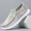 New men's cloth shoes beggar shoes old Beijing cloth shoes men's canvas shoes soft sole wear-resistant one-pedal men's shoes casual