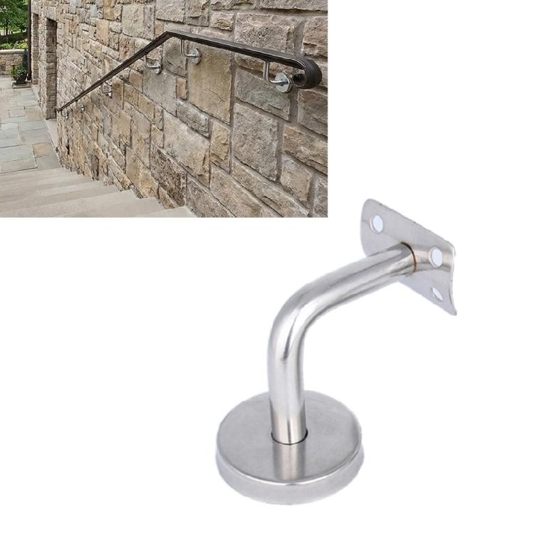 6 Stück Wandmontierter Treppenhalter Edelstahl Treppengeländerhalterung Wandmontierte Hardware-Zubehörteile