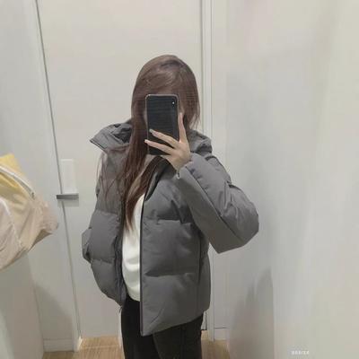 New Winter Bread Suit Warm Windproof Hooded Down Cotton Women's Winter Jacket