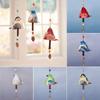 Resin Wind Chime Hand Painted Hanging Ornaments Wind Bell Bird Song Bell  Wall Decoration