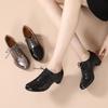 British Style Spring Women Pumps Round Toe Strange Heels 5cm Lace Up Soft Casual Office Lady Shoes Soft-soled Dancing Sneakers