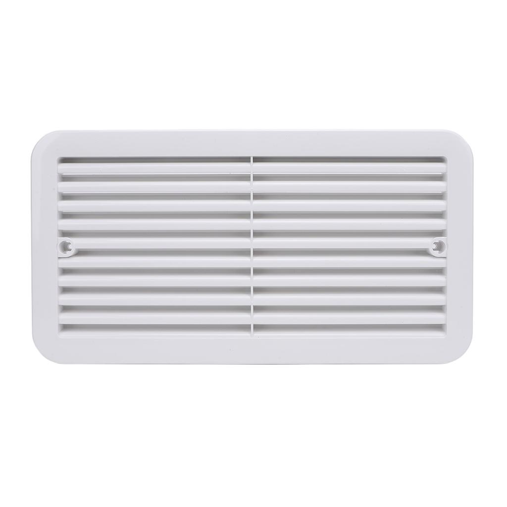 RV Side Air Ventilation Grille 13.78x7.32in UV Resistant Rectangle Air Vent Grill Cover for Camping Vehicle Motorhome