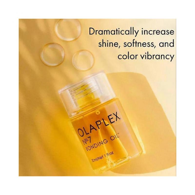Olaplex Nr. 7 Bonding Oil 30ml Hochkonzentrierte Haar-Reparaturbehandlung für geschädigtes Haar Verleiht Glanz, Geschmeidigkeit und Kämmbarkeit