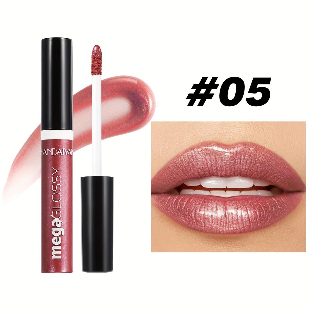 Lesk na rty Dlouhotrvající Hydratační Tekutá rtěnka Třpytivý finiš Glazura na rty Všestranné Odstíny bobulově červené a nude Lehký make-up na rty