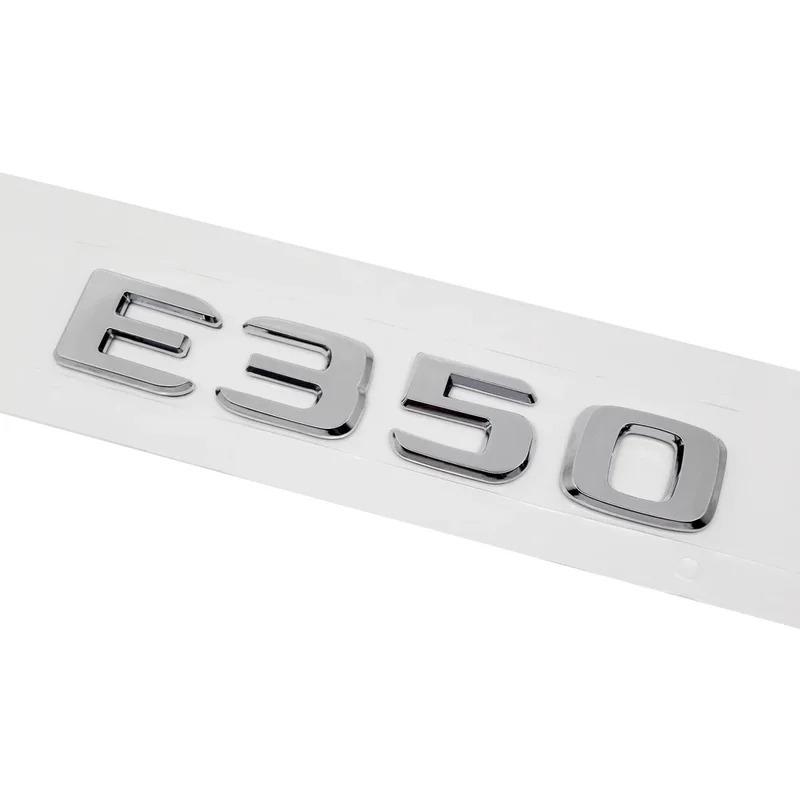 3D ABS E350 E350L E500 Trunk Rear Logo Badge Emblem Sticker For Mercedes Benz E Class W207 W210 W211 W212 W213 Accessories