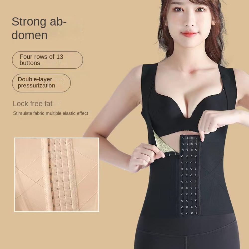 Buckle Slimming Body Shaper Vest Padded Bra Compression Shapewear Fashion Trimmer Camisole Workout