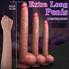 12.2" Ekstra Uzun Gerçekçi Dildo – Kendinden Yağlı Sıvı Silikon, Gerçek Cilt Dokusu, Yumuşak ve Esnek, Pil Yok, Kadınlar için Yetişkin Oyuncağı