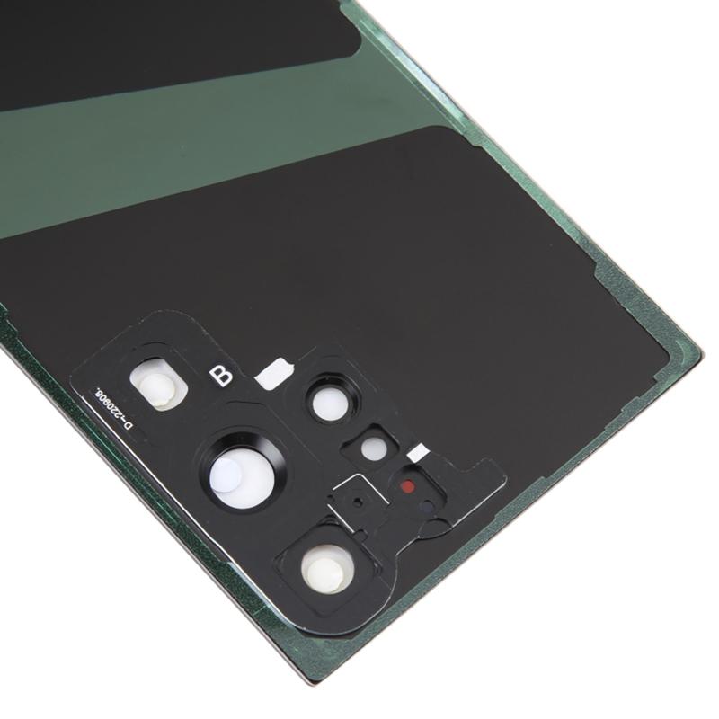 For Samsung Galaxy S23 Ultra S918 Battery Housing with Adhesive Sticker+Camera Lens Cover