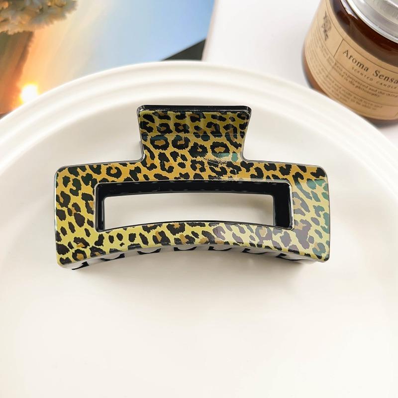 Sweet Fruit Heart-shaped Printed Grab Clip Shark Clip Simple and Fresh Semi-tied Hair Clip and Hair Accessory