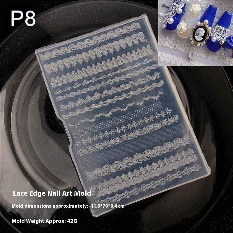 1 Pc Crane Swan Conch Silicone Nail Mold Beauty Fish Tail Conch Starfish Nail Art 3D Decoration Diy Nail Mold