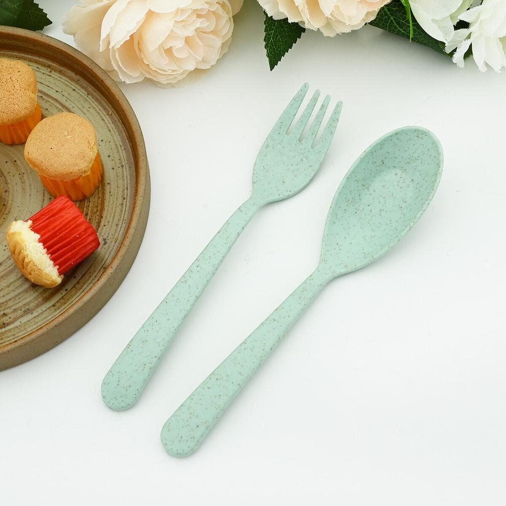 Weizen Reise Geschirr Gabel Löffel Stäbchen Mit Tragbare Besteck Box Japan Stil Student Besteck Set Party Küche Geschirr