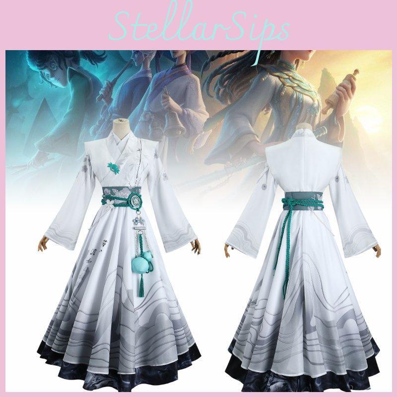 Elegant Vintage Inspired Identity V Antique Merchant Cosplay Outfit With Premium Polyester Materials
