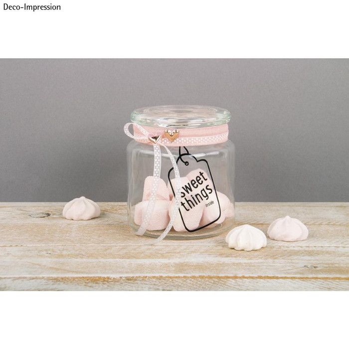 Verre à provision+couvercle verre ø10cm, 10,5cm, 580ml, ouverture ø7,5cm