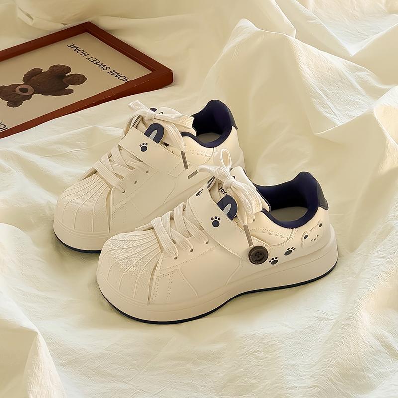 Fashion All-Match Shoes Woman 2025 Autumn Casual Female Sneakers Clogs Platform New Fall Small Creepers Leisure Small White Shoes Clogs