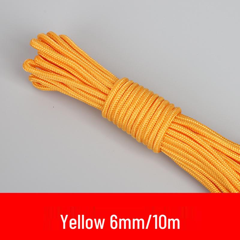 Rutschfeste, Verschleißfeste Handgewebte Nylon-Wäscheleine zum Trocknen von Kleidung & Steppdecken – Strapazierfähiges Outdoor-Seil