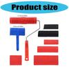 Safe Textured Paint Roller With Ergonomic Handle For Home Decoration Realistic Wood Effect Coating Tool