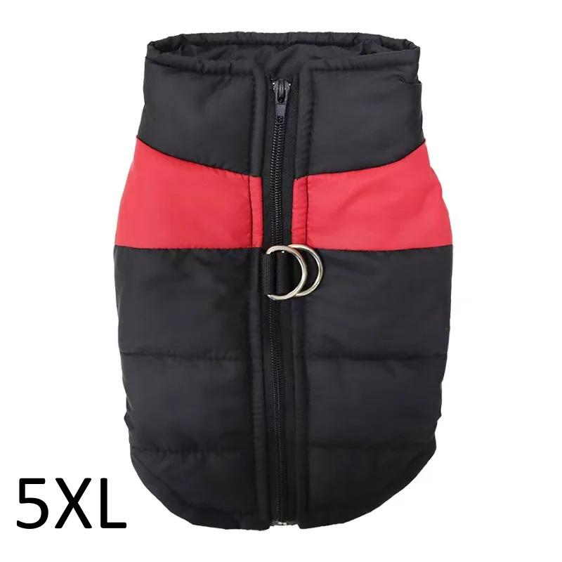 Waterproof Warm Dog Clothes Pet Coat Winter Vest Padded Zipper Jacket Dog Clothing for Small Medium Big Dogs Outfit