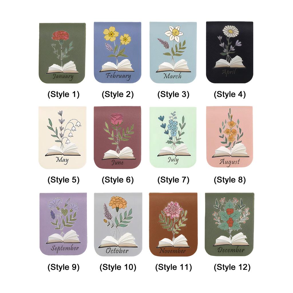 1pc Magnetic Bookmark Floral and Botanical Design Flower Fairy Bookmark for Readers Teachers and Students