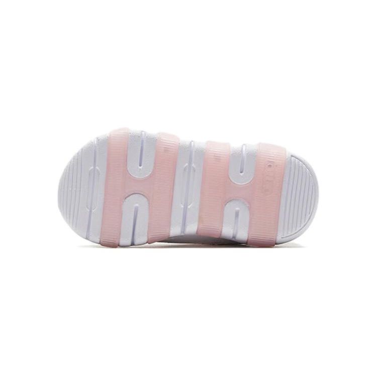 Anta Kids Butterfly Wing Comfortable Anti-Kick Wear-Resistant Low-Top Walking Shoes Baby shoes White Pink 322330003-1