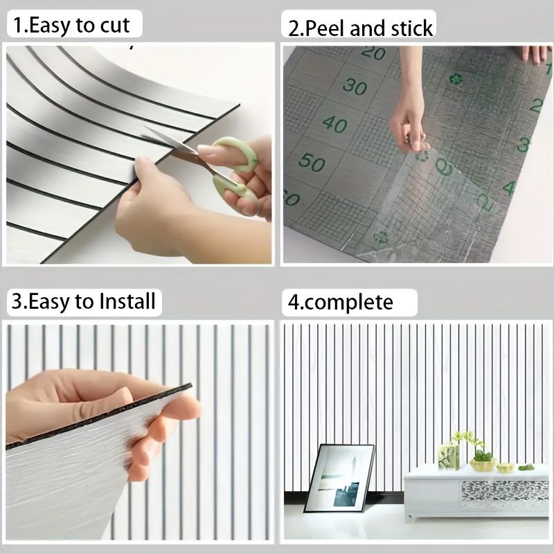 1pc 40cm/15.74Inch Self-adhesive Wall Panel Sxp Sticker Peeling and Pasting 3D Wall Sticker Easy To DIY Suitable for Wall