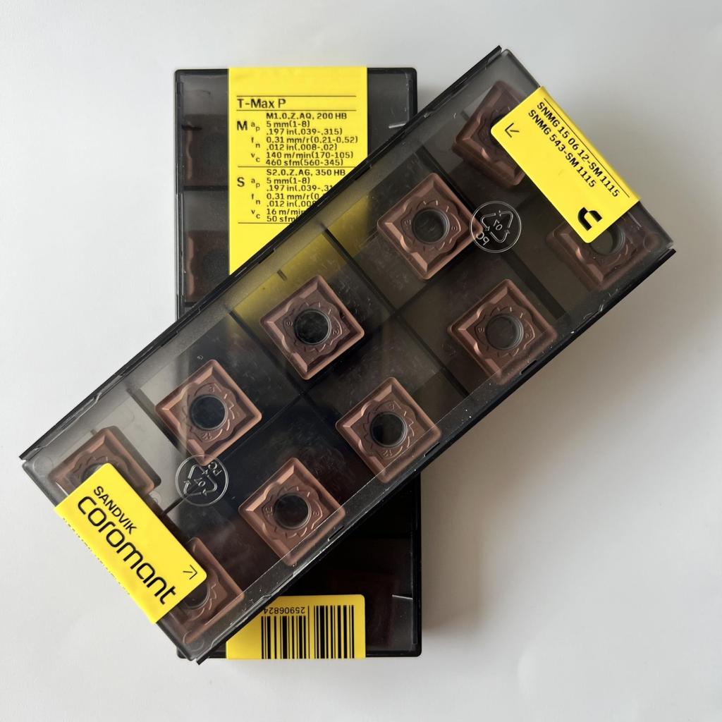 Sandvik / SNMG150612-SM 1115 / Original Swedish Hard Alloy Blade 10 Pcs