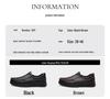 Men's Breathable Leather Casual Shoes - Non-slip, Soft Sole, Size 45-46, Business Formal Shoes