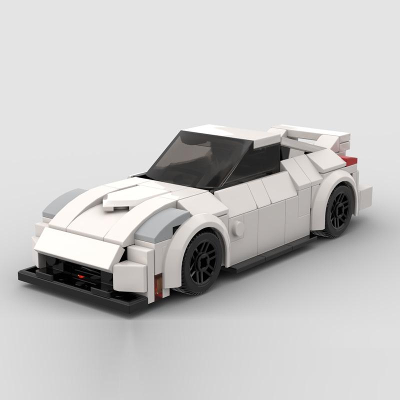Technical Speed MOC Car City Super Rally Car Building Blocks Bricks Ornament Retro VintageToys For Kids Adults Birthday Gifts