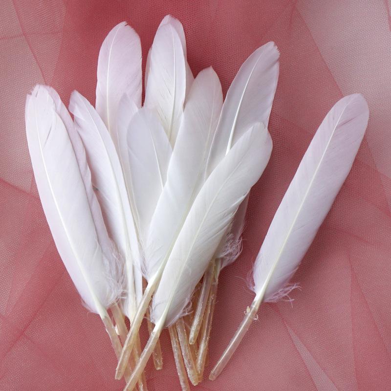 50Pcs Decorative Painting Feather Color Small Straight Knife Kindergarten Handmade Diy Decorative Wings Artwork Creative Art Materials