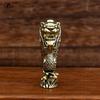 Brass Craft Fish-tail Lion Ornament Desk Decoration Cross-Border Landmark Building Brass Lion Head Fish Body Statue