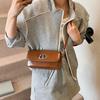 New Women's Bag Trend Versatile Fashion Trend Lock Chain Small Square Bag Single Shoulder Oblique Span Bag