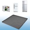 Small Fridge Silicone Mats 23.62x23.62in Washable Drip Pan with Raised Edge Design Protective Mats for Easy Cleaning