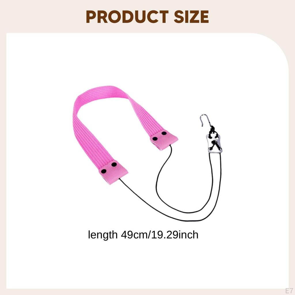 A Fashionable, Padded, And Adjustable Universal Neck Strap for Baritone Saxophone Stage