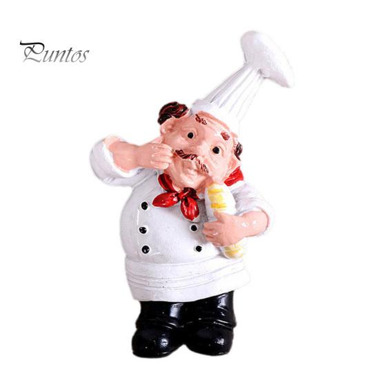 Decorative Note Holders 3D Cartoon Chef Refrigerator Magnet, Resin Baker Fridge Magnets Memo Notes Photo Holder for Home Decor Magnet