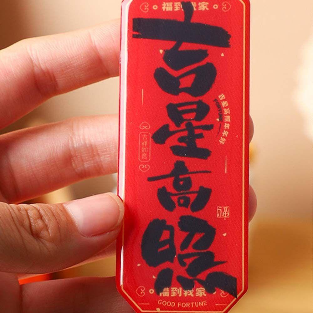 Acrylic 2025 Snake Year Fridge Magnets Chinese Spring Festival Supplies Home Living Room Decor