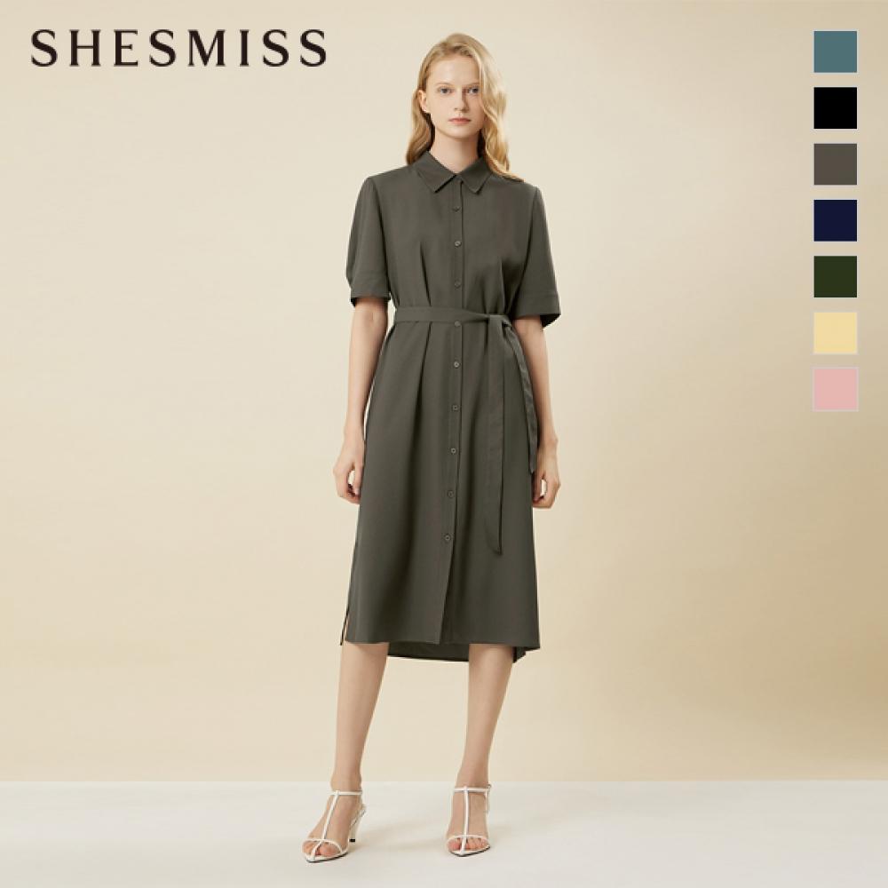 

She S Miss Платье-рубашка с поясом Swwopn22060 Blue/55