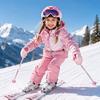 Non-slip Snow Gloves Warm Kids Winter Mittens Fashion Children Ski Gloves  Mountaineering