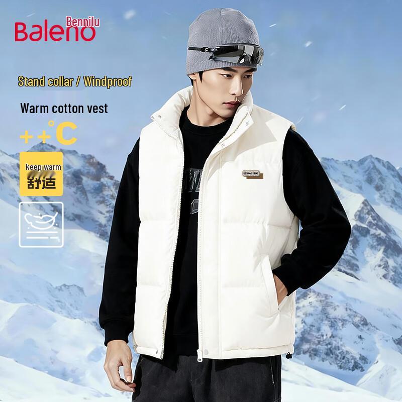 Baleno Men s Stand-Collar Padded Vest 3XL