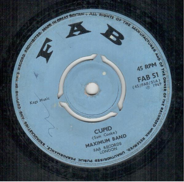 7-дюймовая пластинка MAXIMUM BAND HOLD ME TIGHT Cupid Hold Me Tight FAB51 Fab 1969 UK Регги Ска Даб Б/у