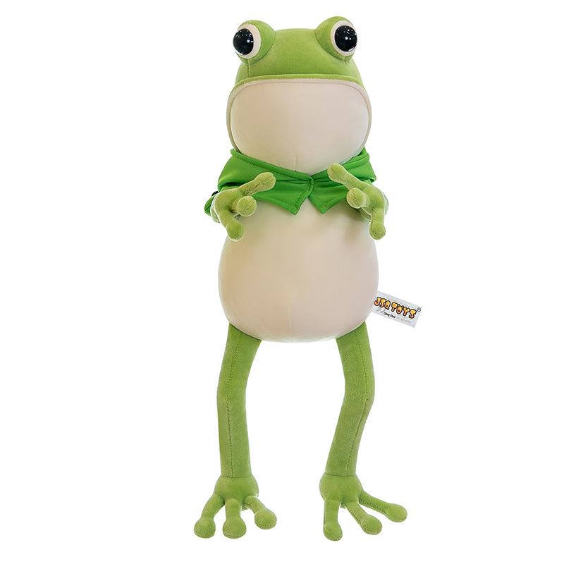 Cloak Frog Doll Plush Toy Creative Little Toad Doll Rag Doll Children's Accompanying Gift Company Gift