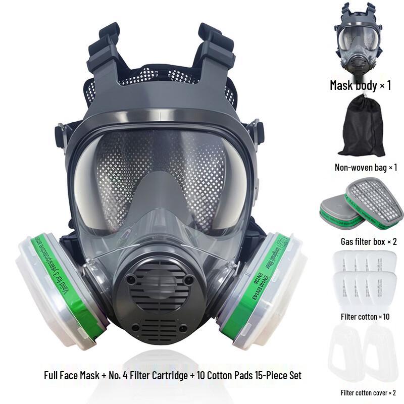 DAXTE Full Face Respirator Kit