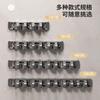 Silicone mop wall hanging clip mobile hook bathroom storage toilet wall broom clip buckle fixing frame