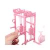 Mini Fitness Equipment Dollhouse Simulation Gym Treadmill Dumbbell Weight Lifting Machine Model Decor 1/12 Doll House Accessory
