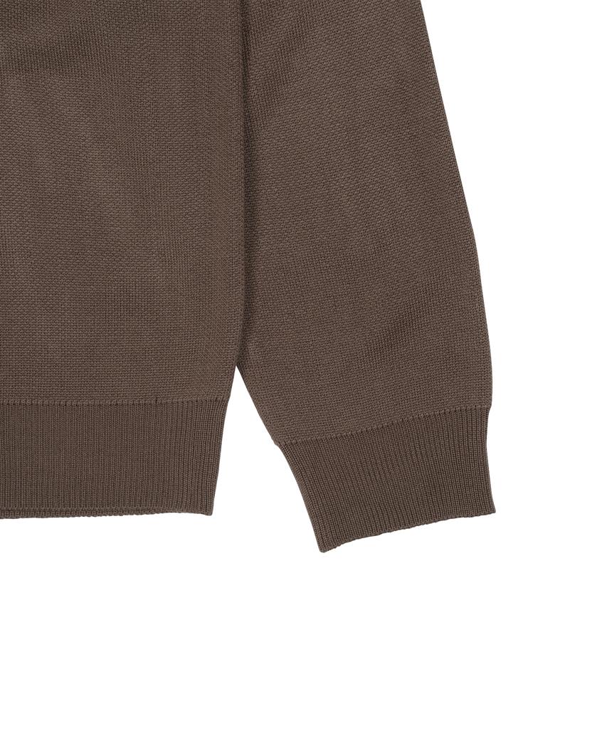 THE COLDEST MOMENT Tcm Starfish Logo Knit (Brown)