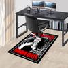 1pc Vampira Horror Queen Home Office, Durable Polyester Floor Mat with Easy, Office Decor, Urban Style, Nonslip Backing, Highquality Fabric