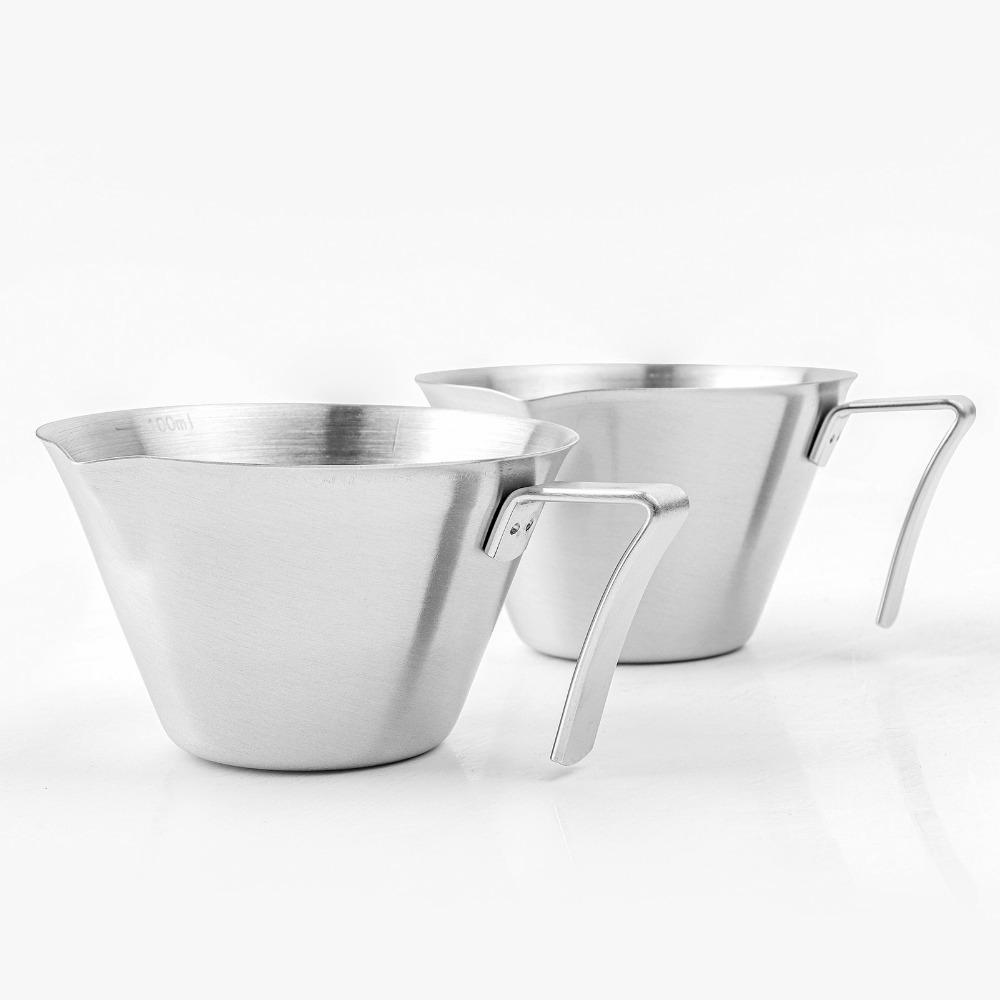 100 ML Capacity Drinks Measurer Stainless Steel Measuring Cup 100ml  Coffee Brewing