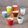Dual-Color Melamine Tea Cup - Porcelain-Like Plastic Cup for Restaurants, Hot Pots, and Cafeterias